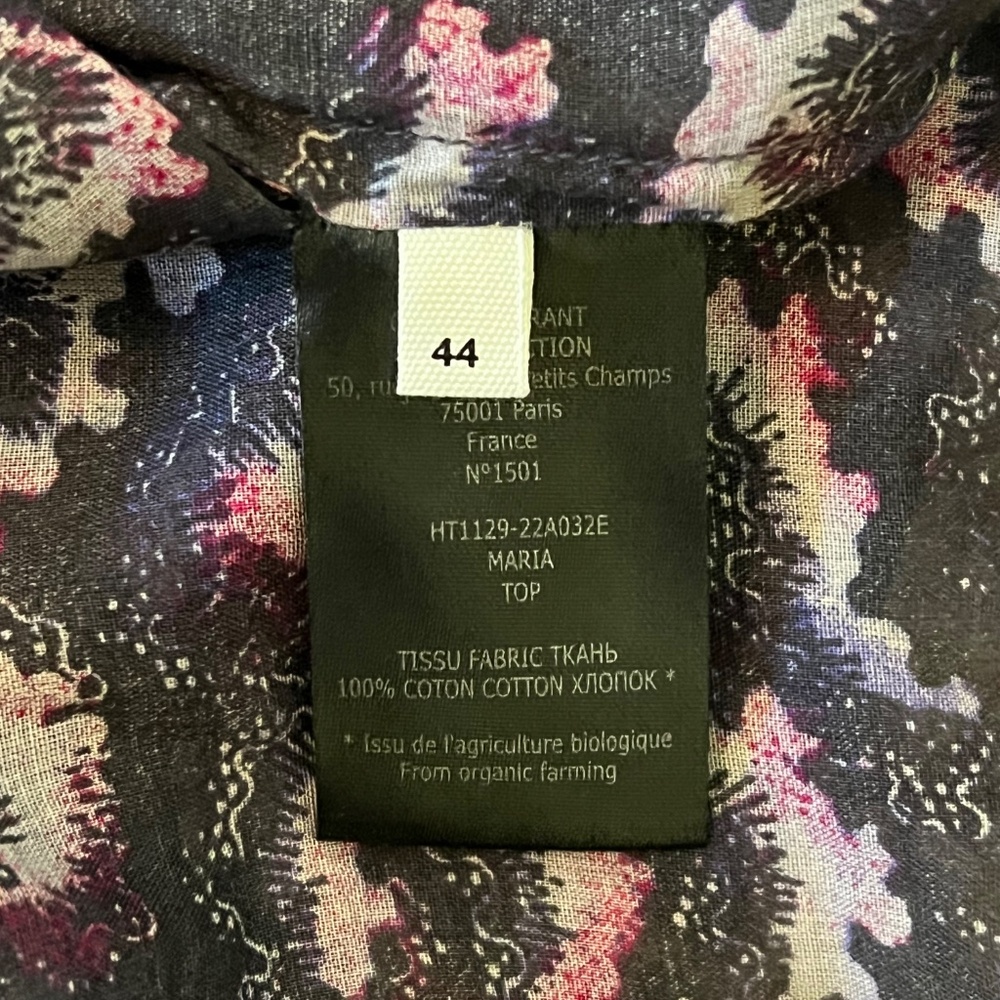 Isabel Marant/Marant Etoile Maria Long Sleeve Blouse - Picture 9 of 10